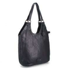 Kožená kabelka přes rameno N.Bolger NB 2044 černá