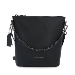 Kožená crossbody kabelka NB 0041 C černá