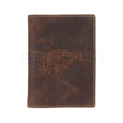 Kožená dokladovka Greenburry 328B-Pstruh-25 hnědá