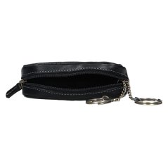 Kožená klíčenka LAGEN 6582/T Black