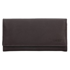 Dámská kožená peněženka LAGEN V-25 E hnědá