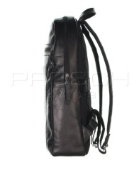 Kožený batoh na notebook Grenburry 1100-20 Black