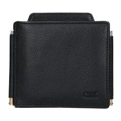 Kožená dolarovka LAGEN 50371-černá