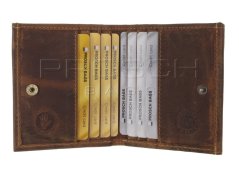 Kožená peněženka Greenburry 1808-25 hnědá