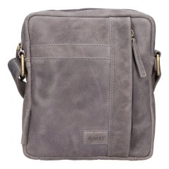 Pánská crossbody taška Lagen BLC-24-2644 šedá