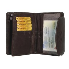 Dámská kožená peněženka Greenburry 8554-22 mocca