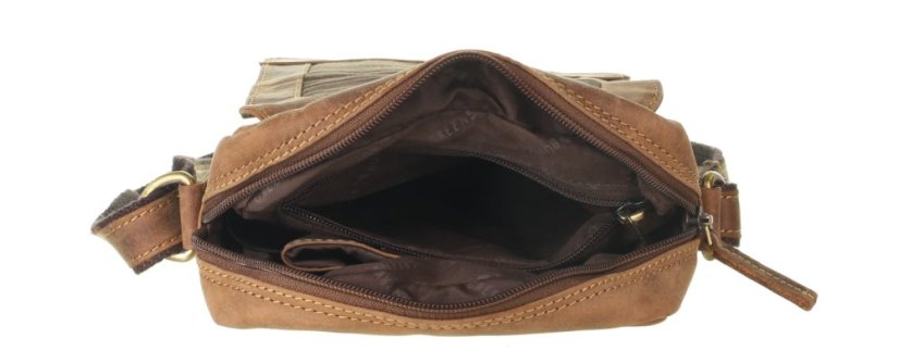 Kožená taška Greenburry Revolv. Bag Small 1694A-25