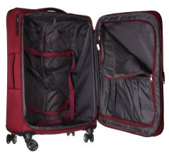 Střední cestovní kufr D&N 9564-12 Dark Red