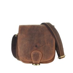Kožená kabelka Greenburry 1738-25 hnědá