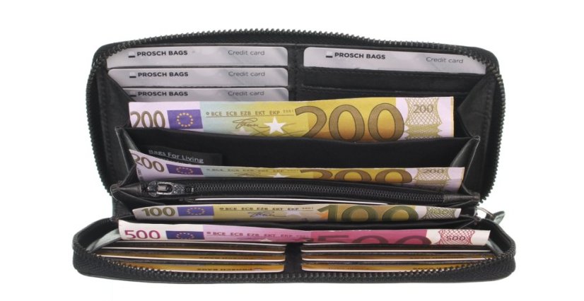 Dámská kožená peněženka na zip Greenburry 2150-29
