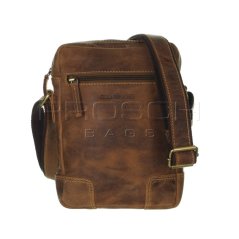 Kožená taška Greenburry 1832 M-25 hnědá