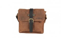 Kožená taška Greenburry 1757AM-25 hnědá