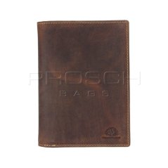 Kožená dokladovka Greenburry 328B-25 hnědá