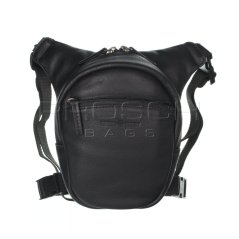 Kožená kapsa na stehno GREENBURRY 1585-20-PR černá