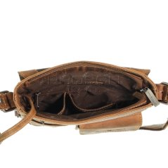Kožená taška Greenburry 1912-M-25 hnědá