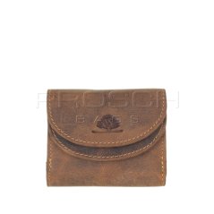 Kožená mini peněženka Greenburry 1798-25 hnědá