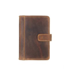 Kožený organizer A6 Greenburry 1787B-25 hnědý