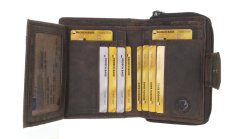 Kožená peněženka  Greenburry Revival 1959-22 hnědá