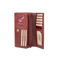 Dámská kožená peněženka LAGEN V-102/T červená