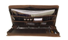 Kožená spisovka Greenburry 1746-25 hnědá