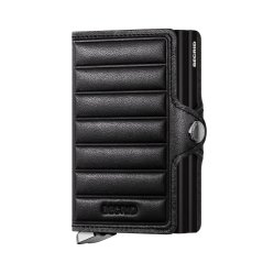 Premium Twinwallet Secrid Emboss Lines Black