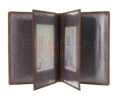 Kožená dokladovka Greenburry 328B-Wild Boar-25