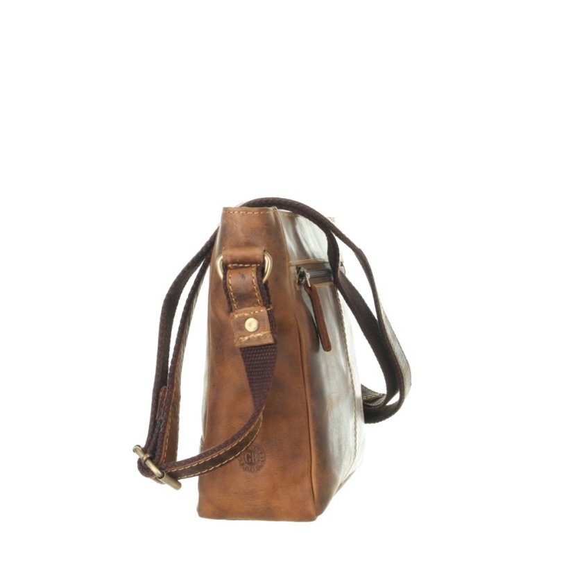 Kožená crossbody vintage kabelka Greenburry 1532-2
