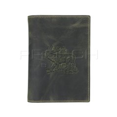 Kožená dokladovka Greenburry 328B-Stag-30 olivová