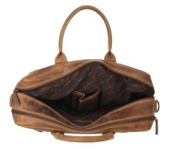 Kožená taška na notebook Greenburry 1674-25