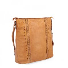 Kožená kabelka Noelia Bolger NB 2028 ZLU žlutá