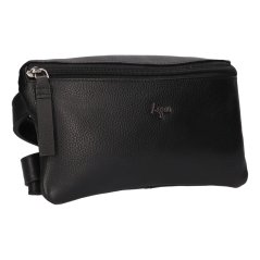 Dámská kožená ledvinka Lagen LG-028 černá