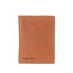 Kožená dokladovka Greenburry 680-24 Cognac