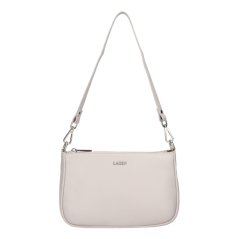 Malá kožená crossbody kabelka Lagen LG-775 Sv. šed