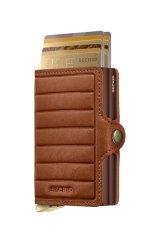 Twinwallet Secrid Emboss Lines TEl-Cognac+