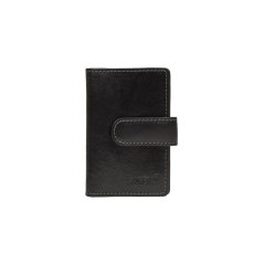 Kožené pouzdro na karty LAGEN 1481/T černá