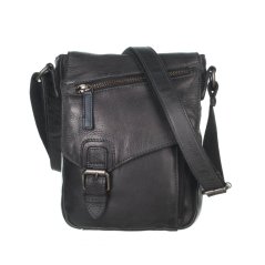 Kožená taška Greenburry Revolver 2918-20 anthrazit