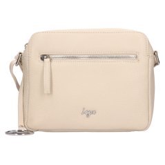 Kožená crossbody kabelka Lagen BLC-23/2627 béžová
