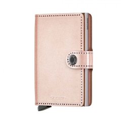 Miniwallet Secrid Metallic Rose