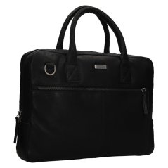 Kožená business taška Lagen BLC/4425/20 černá