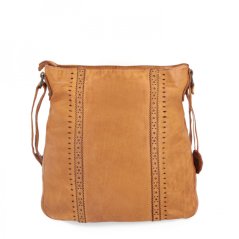 Kožená kabelka Noelia Bolger NB 2028 ZLU žlutá