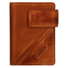 Kožený vizitkář Lagen RX-11/D Caramel Grey