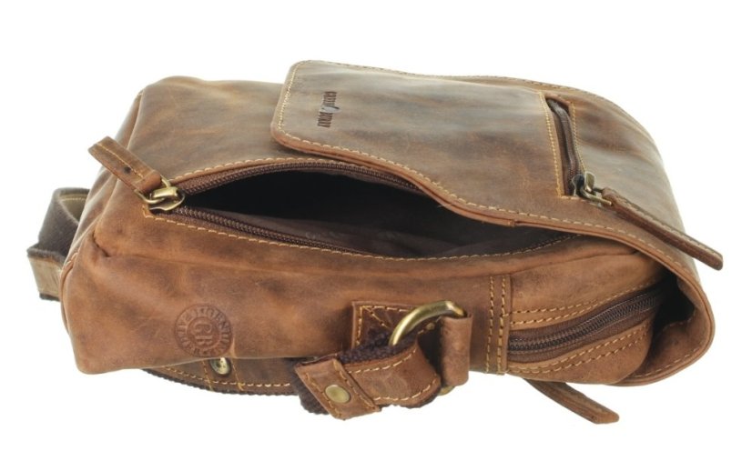 Kožená taška Greenburry Revolv. Bag Small 1694A-25