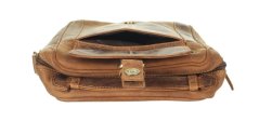 Kožená taška Greenburry 1664-25 hnědá