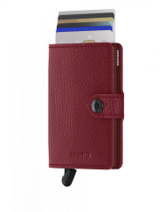 Miniwallet Secrid Vegetable Tanned Rosso-Bordeaux