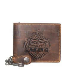 Kožená peněženka s řetězem Greenburry 0839-25