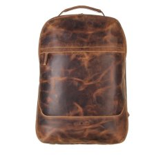 Kožený batoh na notebook XL Greenburry 1691M-25