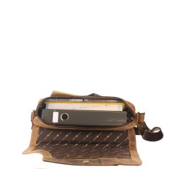 Kožená taška Greenburry Revolver Bag 1694B-25 hně