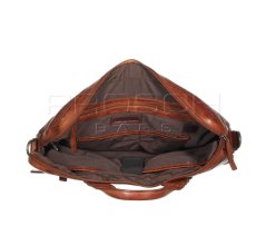 Kožená taška na notebook Greenburry 2908-24 Cognac