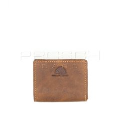 Kožená peněženka Greenburry mini ZIP 1683-25 hněd