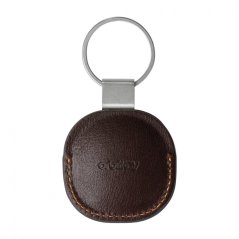 Kožený držák pro Airtag Orbitkey s kroužkem Espres